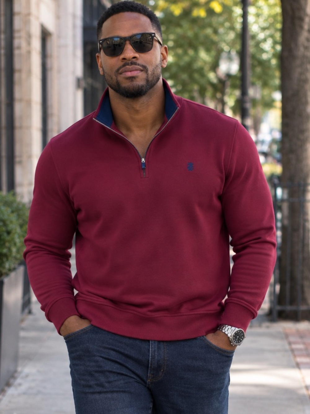 IZOD Advantage Performance Fleece 1/4 Zip Pullover XL